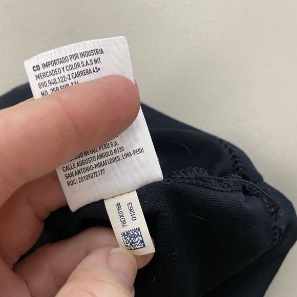 American Eagle AE Active 360 Extreme Flex Shirt Mens Medium Tall Black USA Flag - Picture 8 of 10